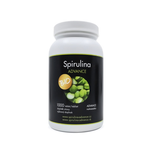 Tablete de spirulină bio.