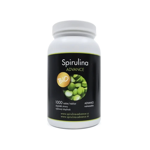 Tablete de spirulină bio.