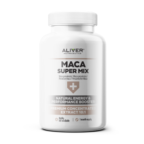 Maca Super Mix – complexul cu 3 maca, 120 de capsule