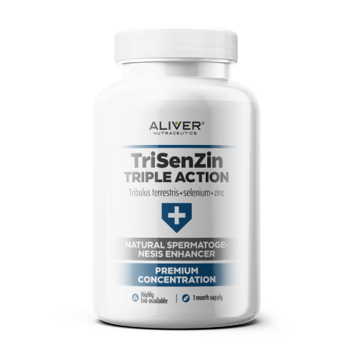 Tribulus Terrestris + seleniu + zinc, 120 de capsule