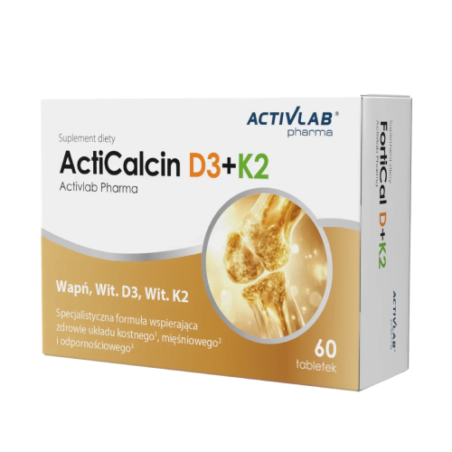 ActiCalcin D3+K2, 60 comprimate