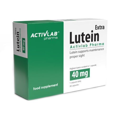 Lutein Extra. Textul de mai sus trebuie tradus în limba română.