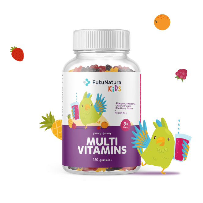 MULTI VITAMINS – Bomboane gumate multivitamine pentru copii
