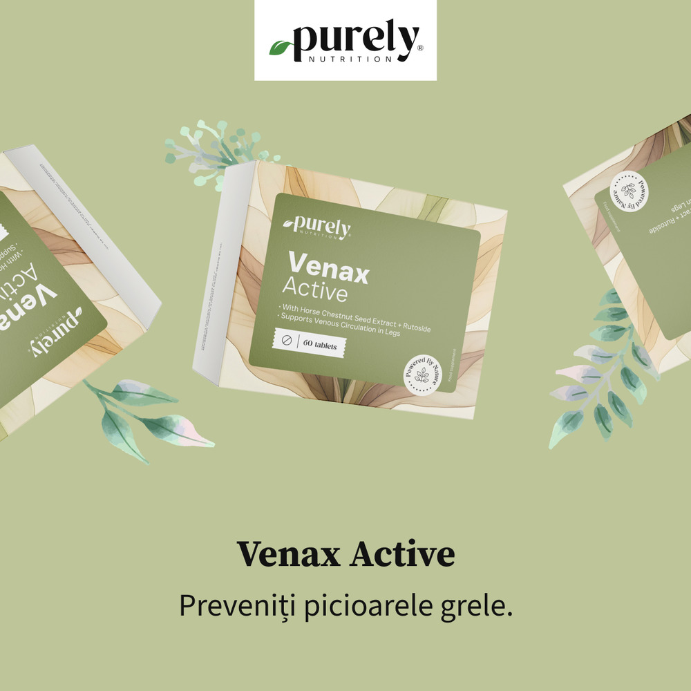 Venax Injection Venax Active - complex pentru vene și circulația sângelui, 60 de ...