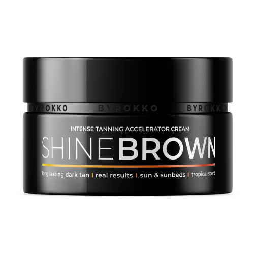 Strălucirea Brown cremă pentru bronzare rapidă.