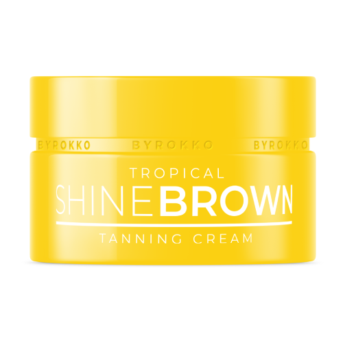 Strălucește crema bronzantă maro - Tropic.