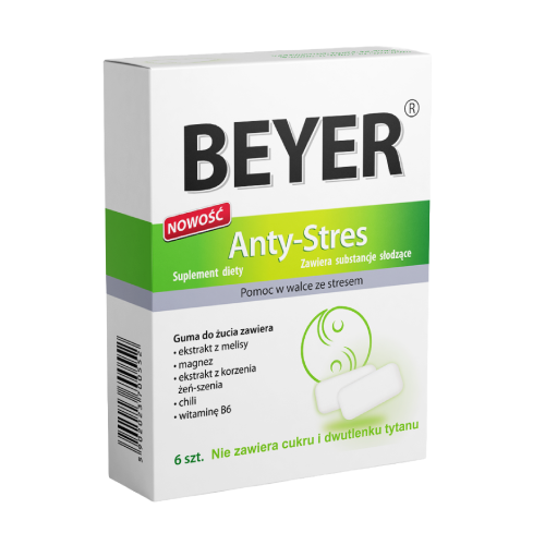 Guma de mestecat pentru relaxare, 6 gume de mestecat