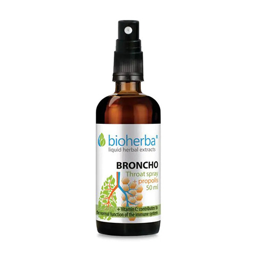 Broncho – spray pentru gât cu propolis
