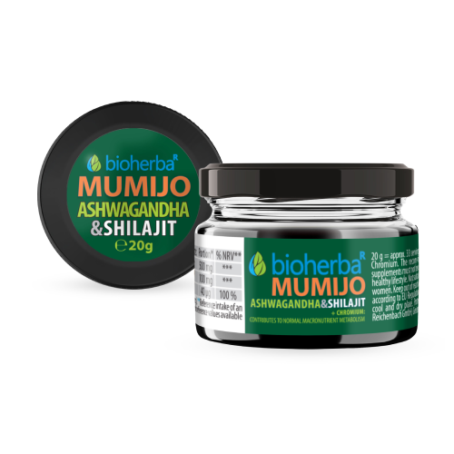 Shilajit (Mumie) rășină cu ashwagandha, 20 g