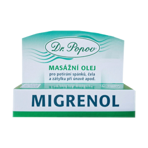 Migrenol Roll-On - ulei pentru masaj, 6 ml
