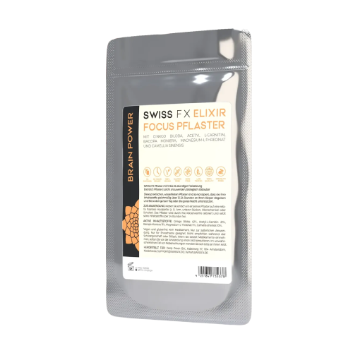 Focus – plasturi cu ginkgo și brahmi, 3 plasturi