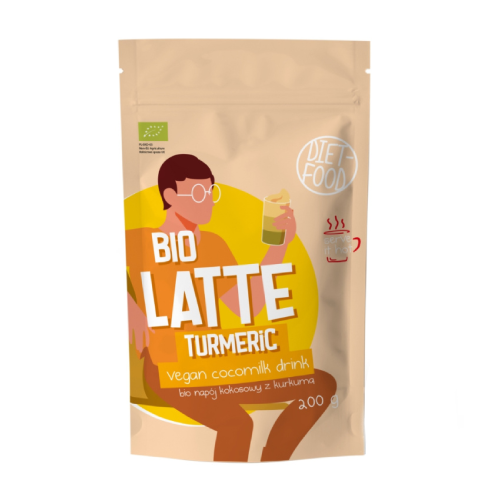 Băutura BIO de curcuma (latte) sub formă de pudră