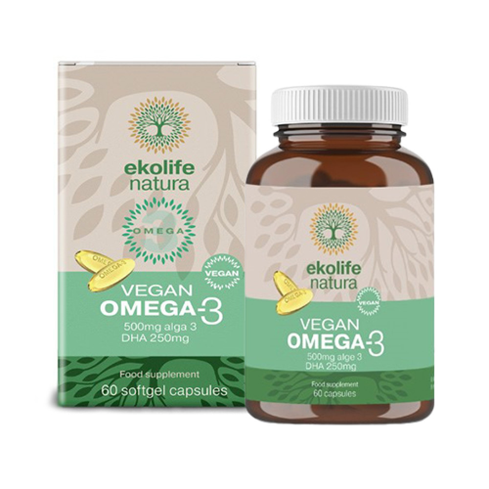 Omega-3 vegan, 60 de capsule moi 