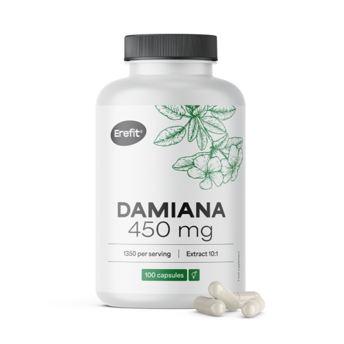 Damiana 450 mg - extract 10:1Damiana 450 mg - extract 10:1