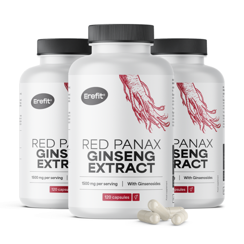 3x Extract de ginseng roșu 1500 mg, total 360 de capsule