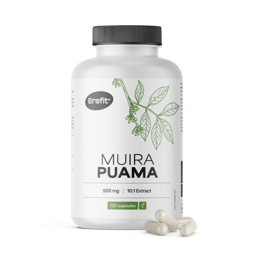 Muira Puama 5000 mg înseamnă Muira Puama într-o doză de 5000 mg.