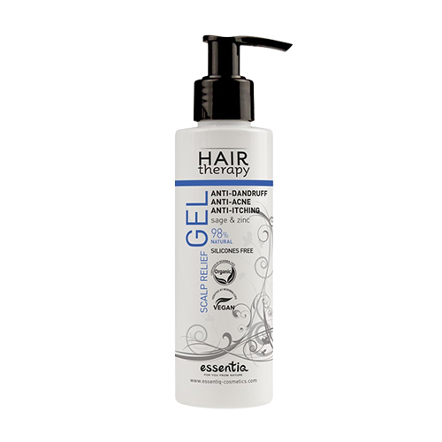 Gel natural pentru scalp sensibil - împotriva mătreții.