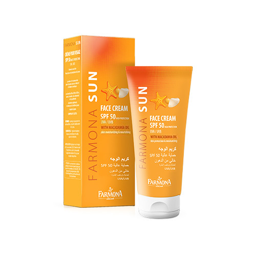 Crema de protecție solară pentru față SPF 50.