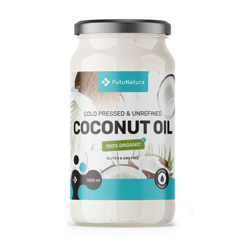 BIO Ulei de cocos – presat la rece, nerafinat, 1000 ml