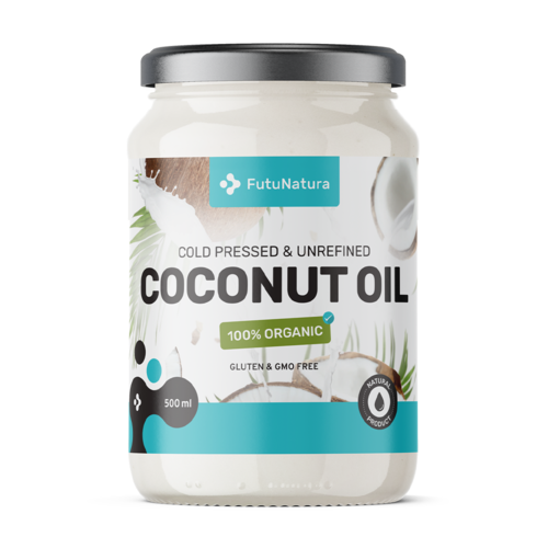 BIO Ulei de cocos – presat la rece, nerafinat, 500 ml