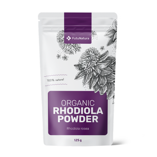 BIO Rhodiola pulbere, 125 g 
