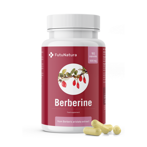 Berberin 500 mg din extract de Berberis aristata