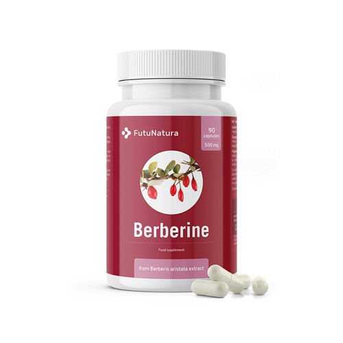Berberină 500 mg  din extract Berberis aristata