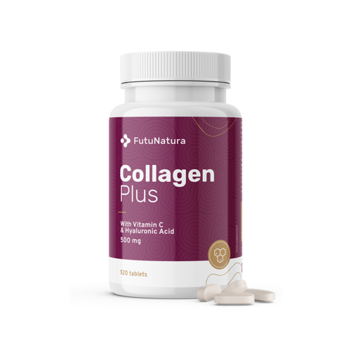 Colagen + vitamina C + acid hialuronic, 120 de comprimate