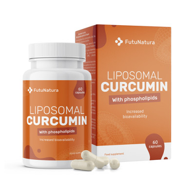 Curcumină lipozomală în capsule