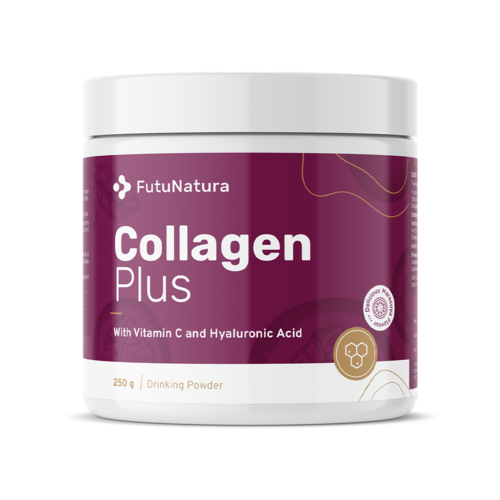 Colagen + vitamina C + acid hialuronic, 250 g