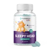 SLEEPY HEAD - Bomboane gumate pentru copii pentru somn, 30 de bomboane gumate