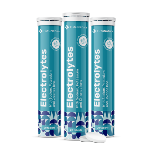 3x Electroliți – comprimate efervescente, total 60 de comprimate efervescente