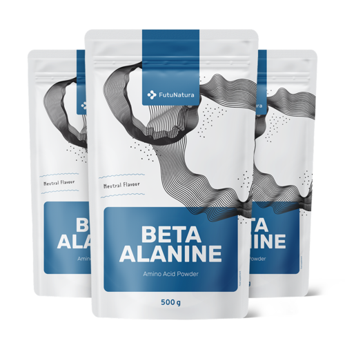 3x Beta-alanină pulbere, total 1500 g