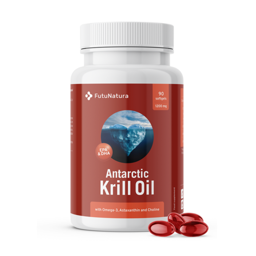 Ulei de krill 1200 mg, 90 de capsule moi