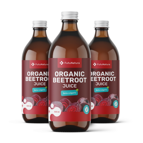 3x BIO Suc de sfeclă roșie, total 1500 ml