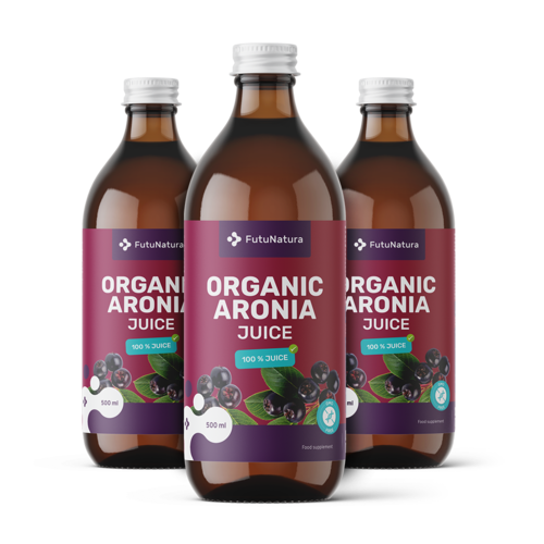 3x BIO Suc de aronia, total 1500 ml