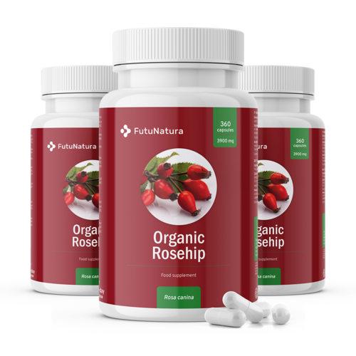 3x BIO Măceș, total 1080 de capsule