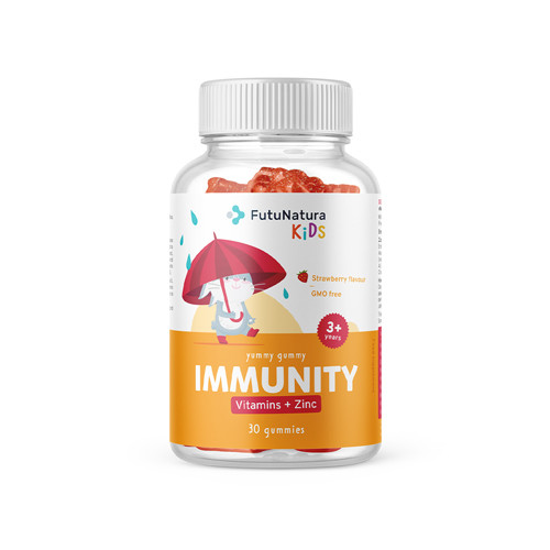 IMMUNITY - Bomboane gumate pentru copii pentru sistemul imunitar 