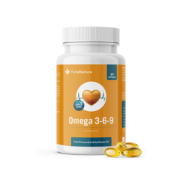 Omega 3 6 9 - inimă și colesterol, 60 de capsule moi