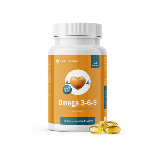 Omega 3 6 9 - inimă și colesterol, 60 de capsule moi