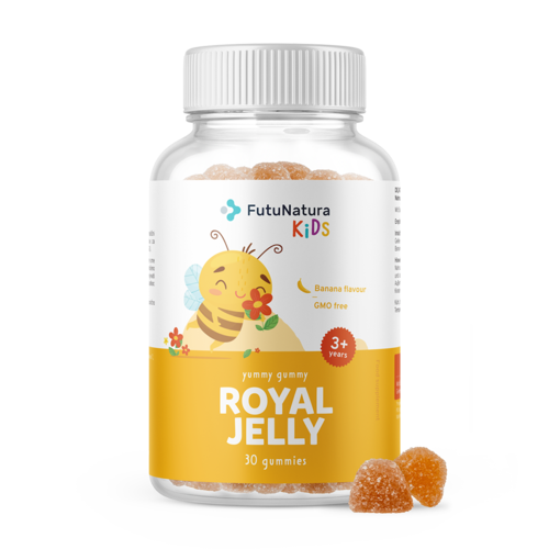 ROYAL JELLY  – bomboane gumate pentru copii cu lăptișor de matcă, 30 de bomboane gumate
