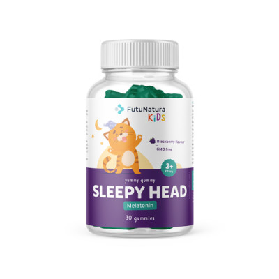SLEEPY HEAD - Bomboane gumate pentru copii pentru somn