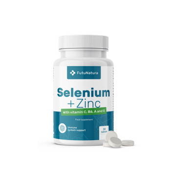 Seleniu + zinc + vitamine