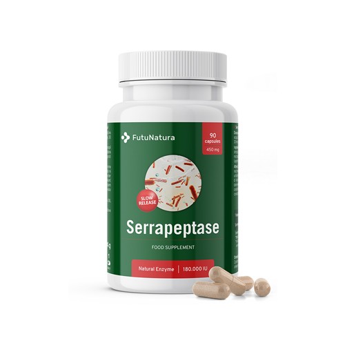Serrapeptase enzimă 180.000 IU - calcinare și regenerare