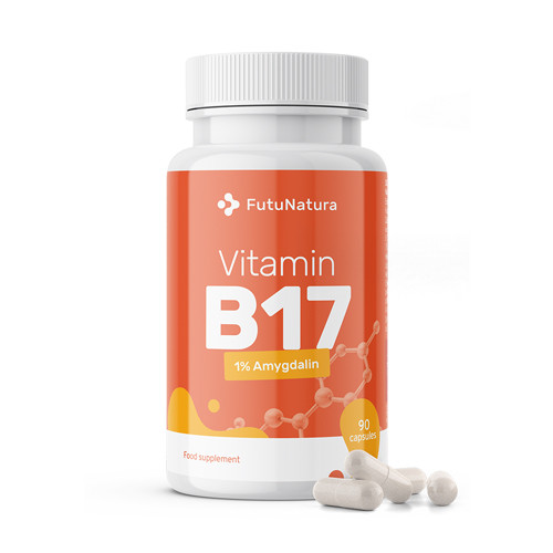 Vitamina B17. Acest produs este un supliment alimentar.