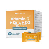 Vitamina C 500 + Zinc + D3 DIRECT, 30 de pliculețe