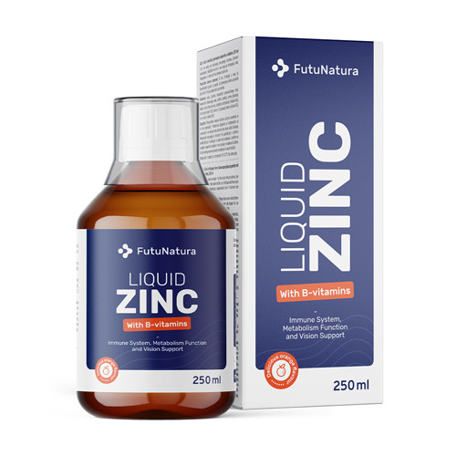 Zinc - în lichid cu aromă de portocale