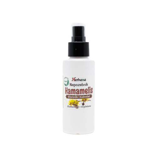 Hidrolat de hamamelis BIO, 100 ml
