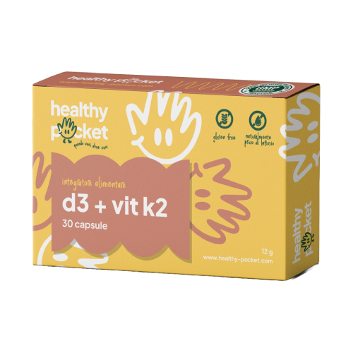 Vitamina D3 + K2, 30 de capsule