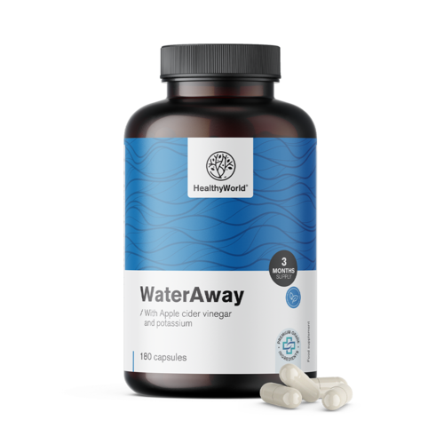 WaterAway - capsule pentru eliminat apa, 180 de capsule